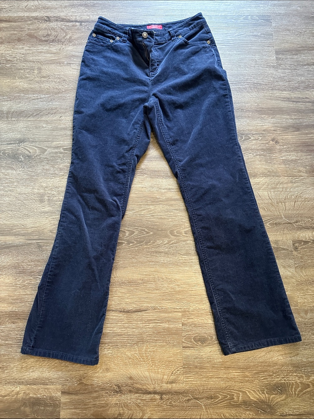 Charter Club Deep Plum Corduroy Straight-Leg Jeans - Picture 6 of 7